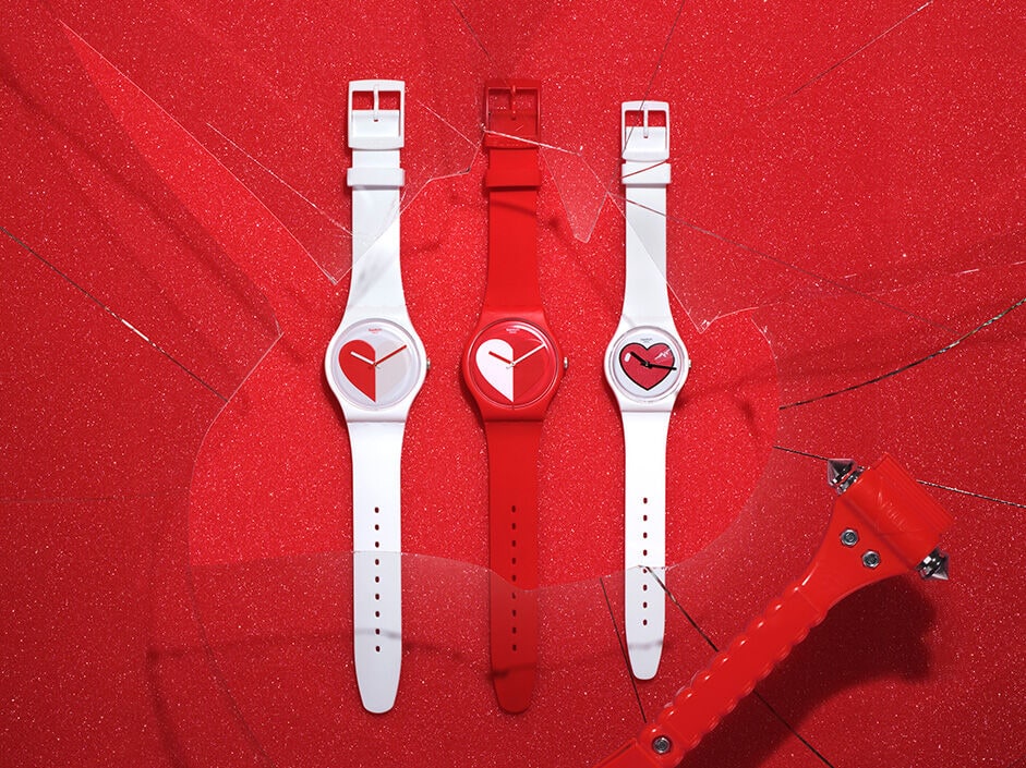3 watches from the Valentine's day Collection 